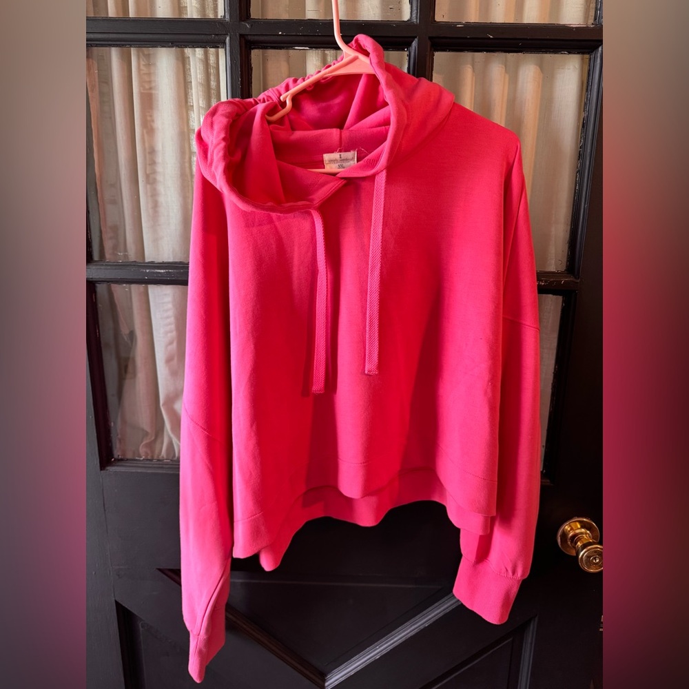 Simply Southern Vibrant Hot Pink Hooded Pullover